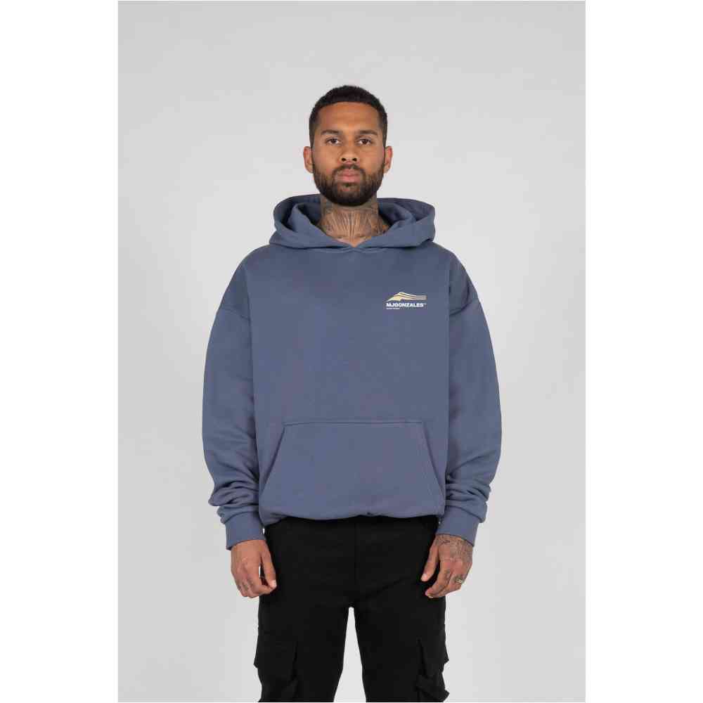 MJ GONZALES - Wave V.1 X Heavy Oversized Hoodie/trui - Blauw